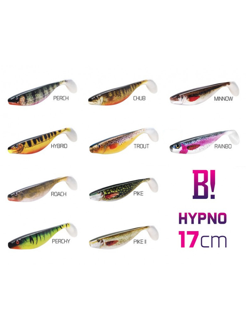 Виброхвост DELPHIN BOMB! HYPNO / 17cm / 3D CHUB - 2шт., изображение 2