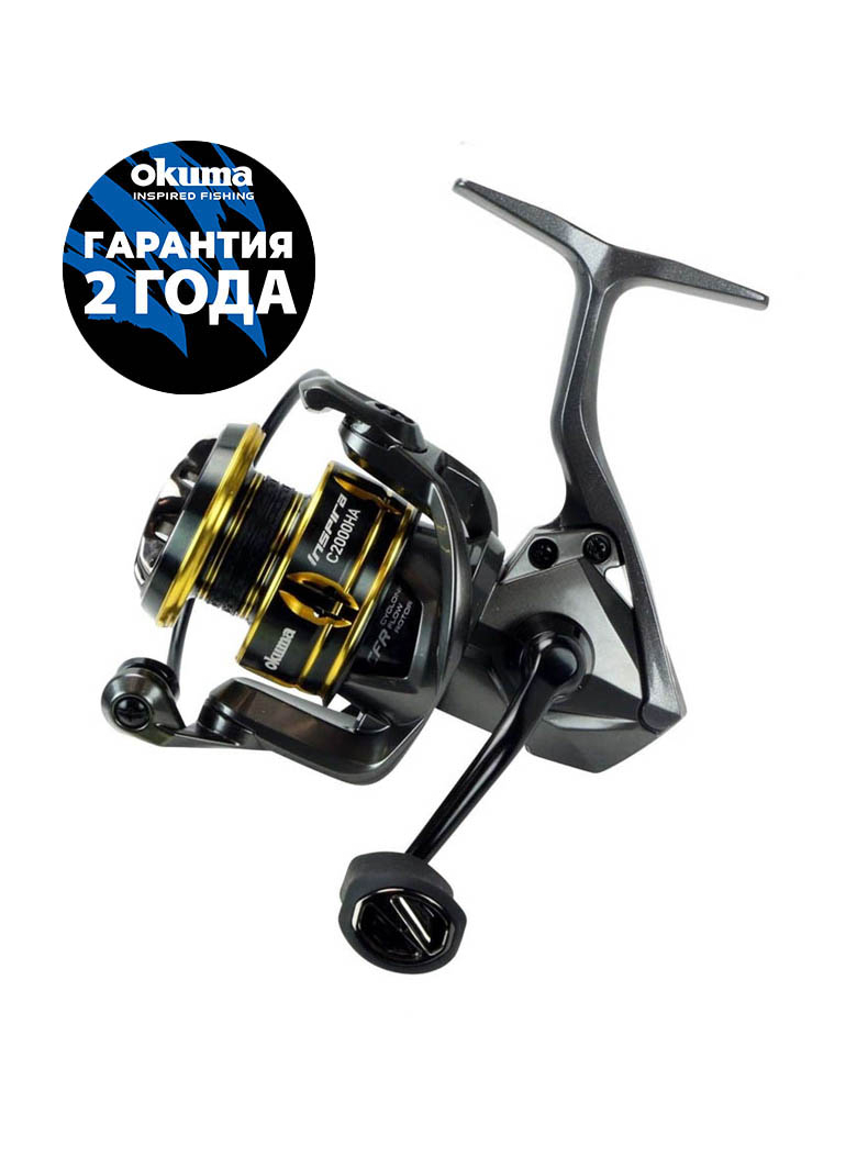 Катушка OKUMA Inspira 2500SA Spinning 5.3:1 Shallow Spool
