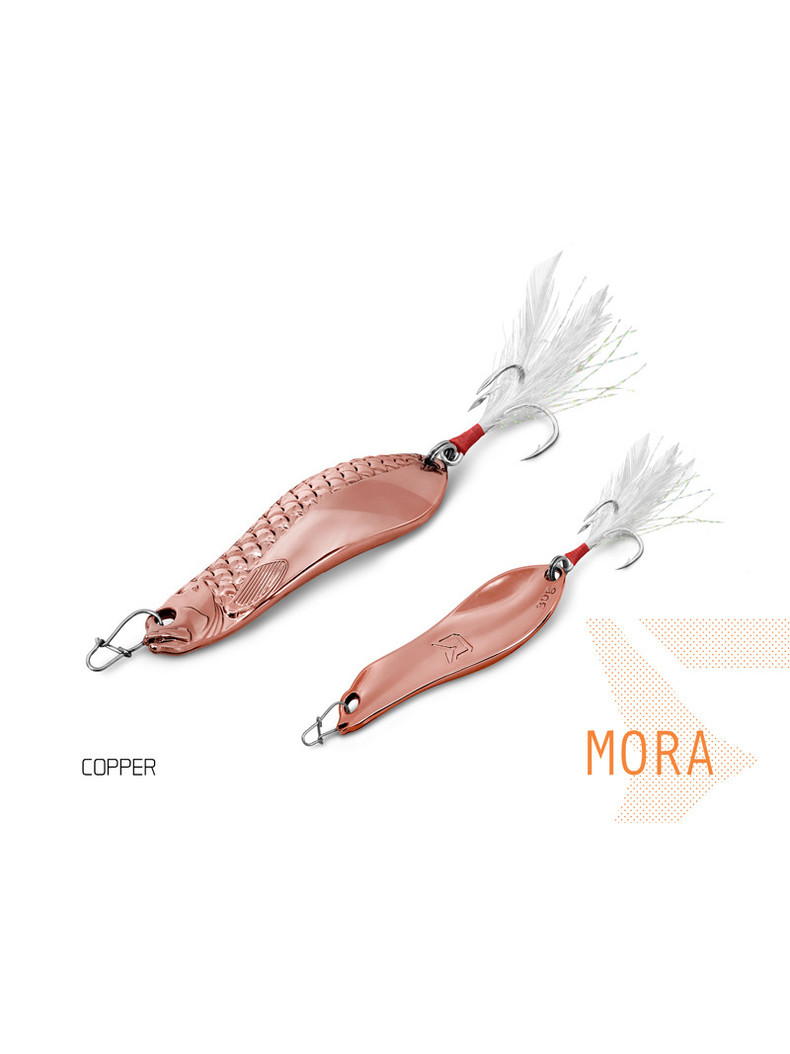 Блесна колеблющаяся DELPHIN MORA Hook №4 / 7.3cm / 30g - COPPER Блесна колеблющаяся DELPHIN MORA Hook №4 / 7.3cm / 30g - COPPER