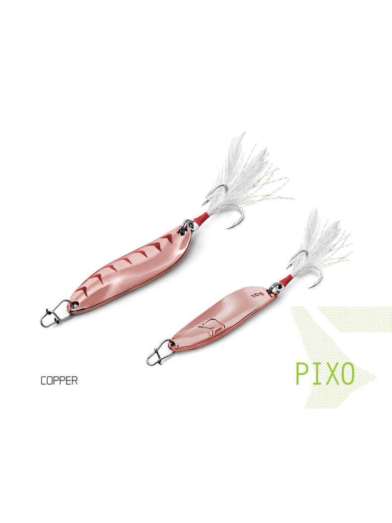 Блесна колеблющаяся DELPHIN PIXO Hook №6 / 5.6cm / 10g - COPPER Блесна колеблющаяся DELPHIN PIXO Hook №6 / 5.6cm / 10g - COPPER