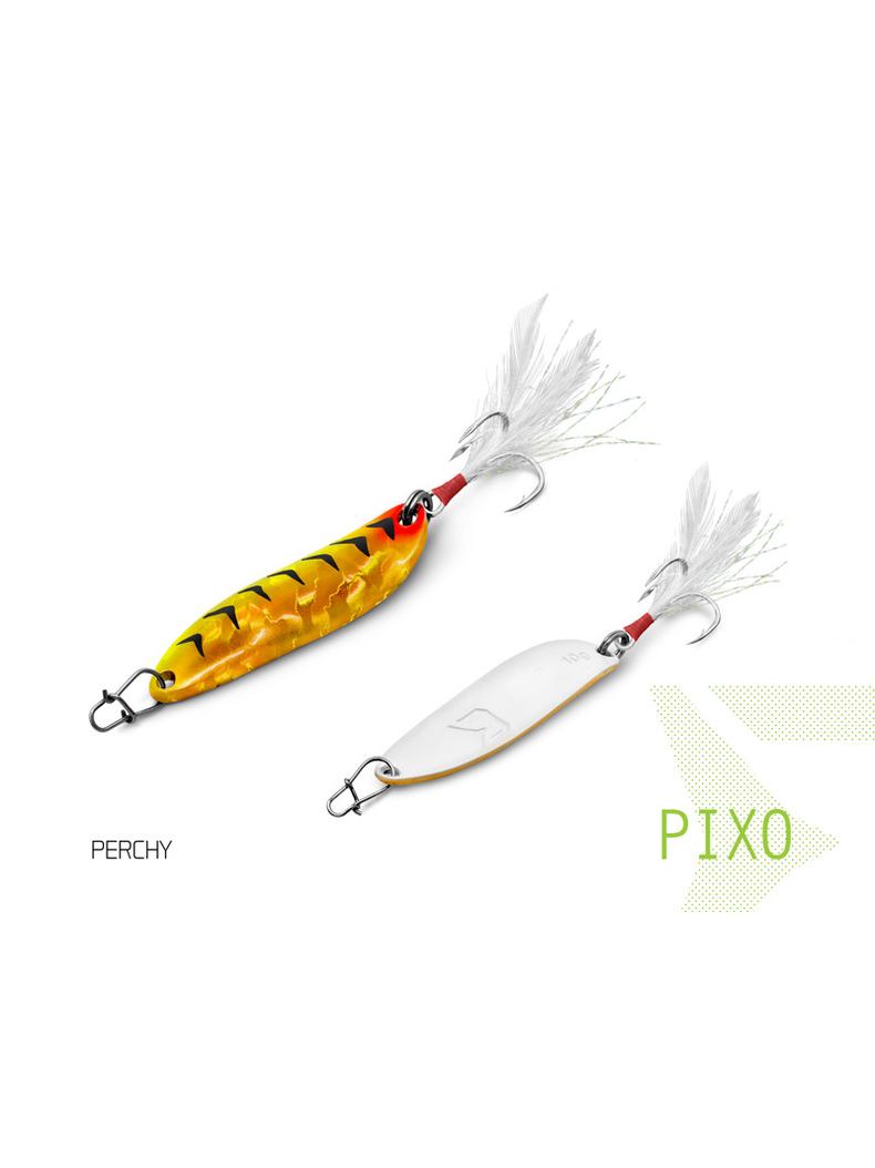 Блесна колеблющаяся DELPHIN PIXO Hook №6 / 5.6cm / 10g - PERCHY