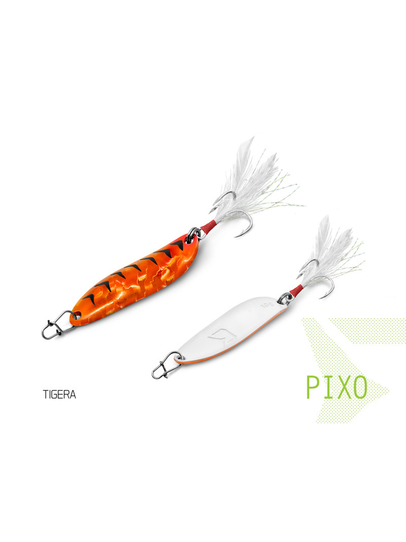Блесна колеблющаяся DELPHIN PIXO Hook №6 / 5.6cm / 10g - TIGERA Блесна колеблющаяся DELPHIN PIXO Hook №6 / 5.6cm / 10g - TIGERA