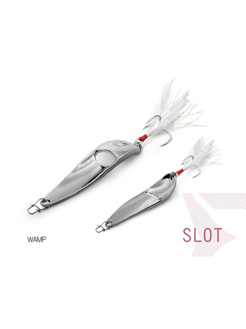 Блесна колеблющаяся DELPHIN SLOT Hook №4 / 7.6cm / 20g - WAMP
