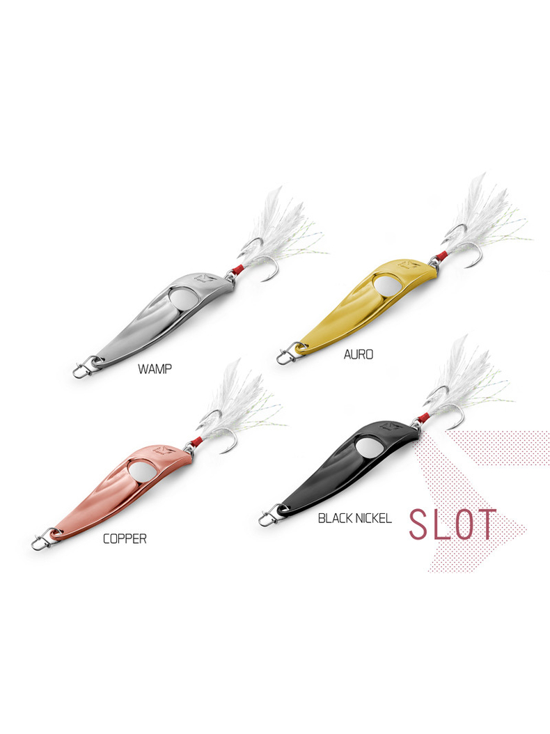 Блесна колеблющаяся DELPHIN SLOT Hook №4 / 7cm / 15g - BLACK NICKEL, изображение 2 Блесна колеблющаяся DELPHIN SLOT Hook №4 / 7cm / 15g - BLACK NICKEL, изображение 2