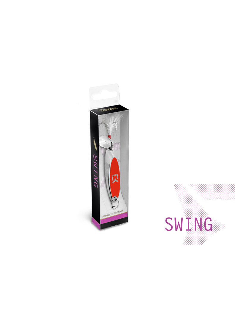 Блесна колеблющаяся DELPHIN SWING Hook №6 / 5.7cm / 15g - AURO, изображение 3