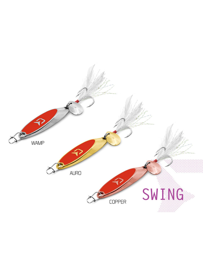 Блесна колеблющаяся DELPHIN SWING Hook №6 / 5.7cm / 15g - COPPER, изображение 2