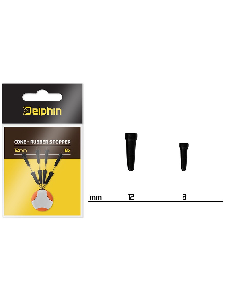 Конус для фидерной оснастки DELPHIN Cone - Rubber stopper / 8mm - 8шт. Конус для фидерной оснастки DELPHIN Cone - Rubber stopper / 8mm - 8шт.