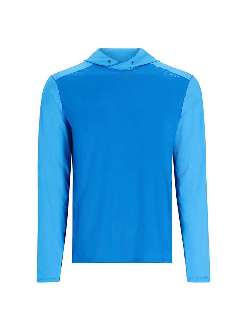 Термофутболка с капюшоном SIMMS SolarFlex Hoody Bright Blue/Seaport, Размер: XL