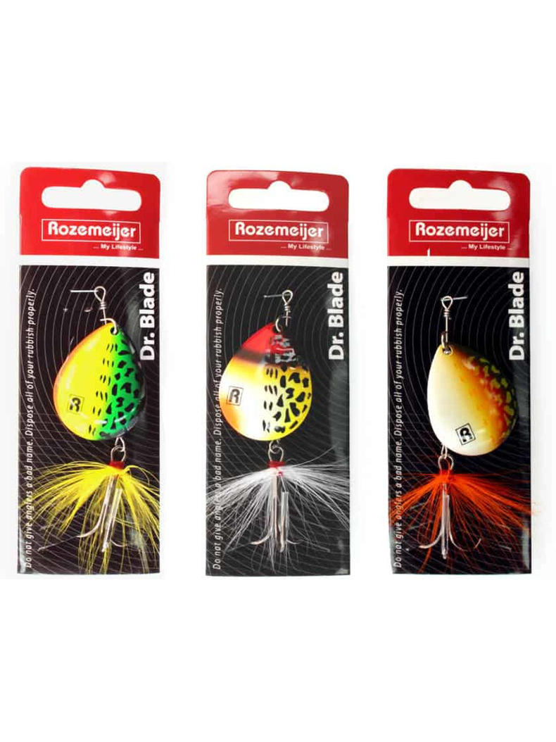 Блесна вращающаяся ROZEMEIJER DR. BLADE - №5 / 6.5g - Hot Pike, изображение 4