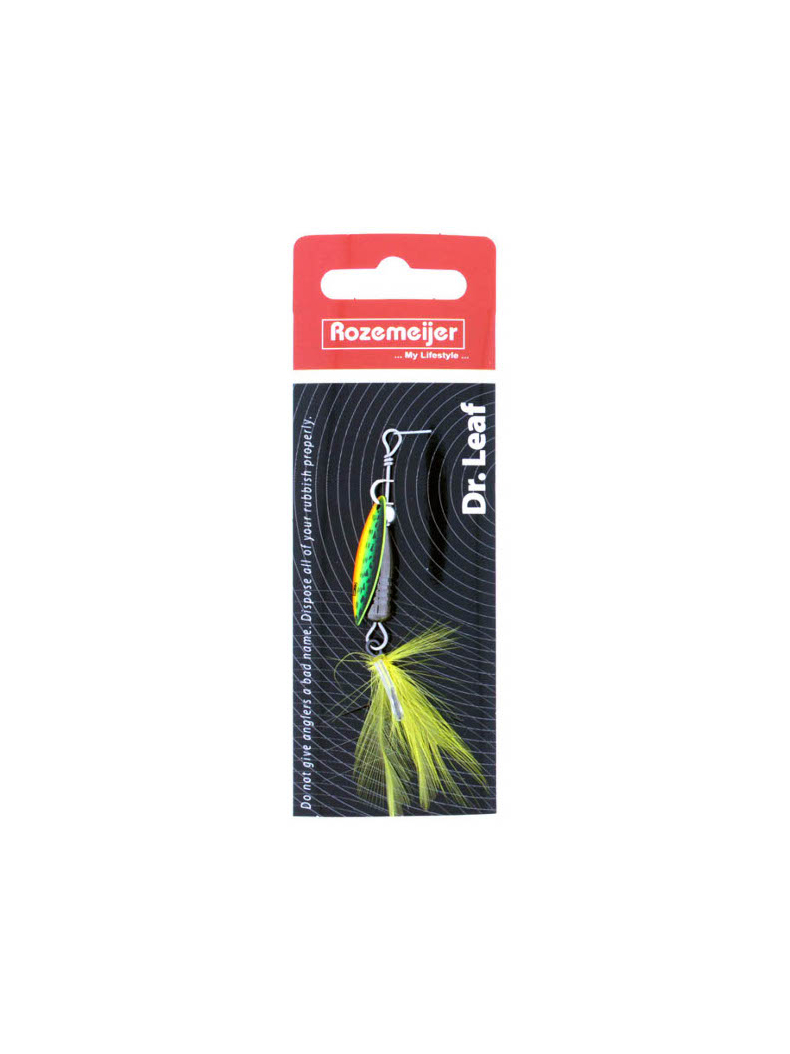 Блесна вращающаяся ROZEMEIJER DR. LEAF - №3 / 8g - Fire Tiger