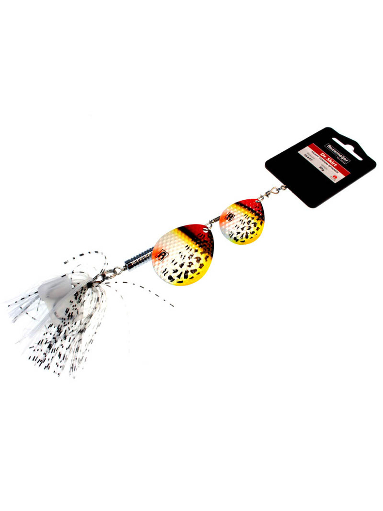 Блесна вращающаяся ROZEMEIJER DR. SKIRT TANDEM - №5 & 7 / 32g - Red Head