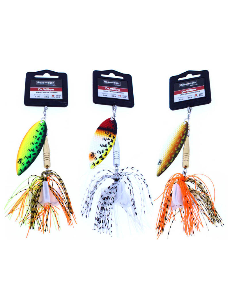 Блесна вращающаяся ROZEMEIJER DR. WILLOW - №6 / 22g - Fire Tiger, изображение 2