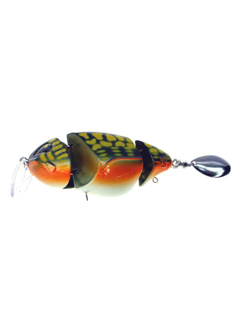 Воблер ROZEMEIJER LOKI Floating - 10cm - 65g / 0 - 0.9m / Hot Pike