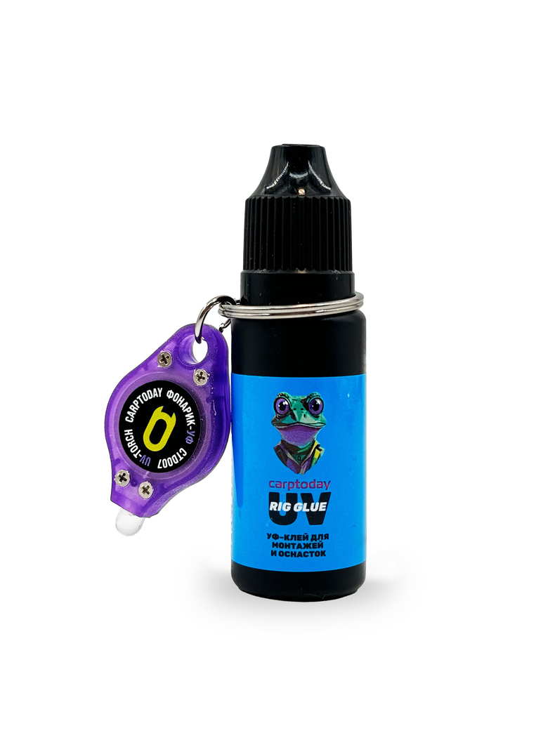 Набор Carptoday UV Kit УФ-фонарик + УФ-гель, изображение 4 Набор Carptoday UV Kit УФ-фонарик + УФ-гель, изображение 4