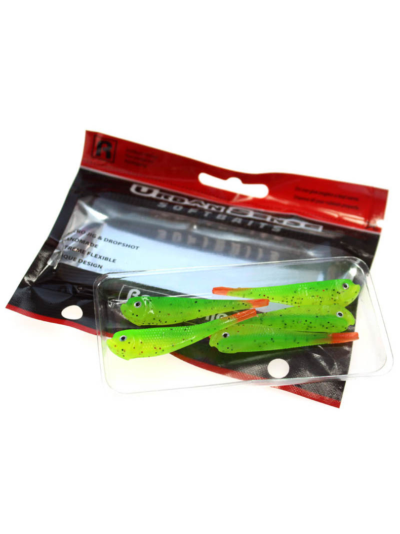 Виброхвост ROZEMEIJER Urban Sense Micro Tail / 4cm - Bloody Minnow / 5шт., изображение 3