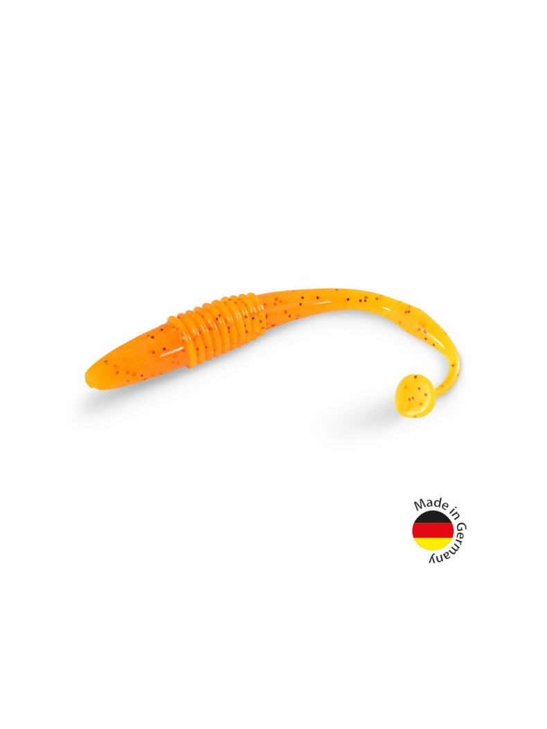 Виброхвост IRON CLAW Moby Softbaits EAZY-ADD SHAD UV Non Toxic / 12cm / Dirty Carrot Light