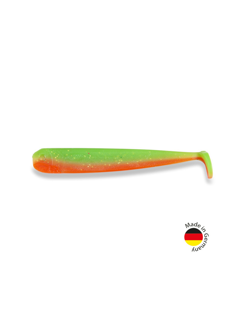 Твистер IRON CLAW Moby Softbaits LONG SHAD 2.0 UV Non Toxic / 11.5cm / Turtle Green