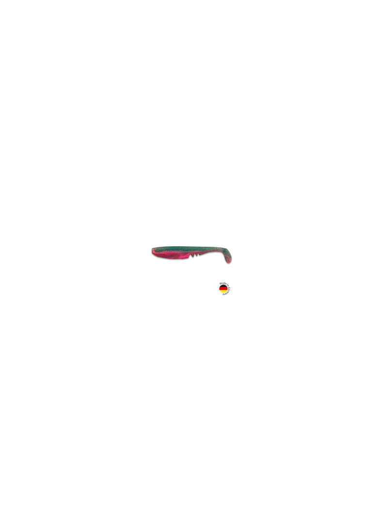 Виброхвост IRON CLAW Moby Softbaits RACKER SHAD UV Non Toxic / 12.5cm / T?rkis Pink