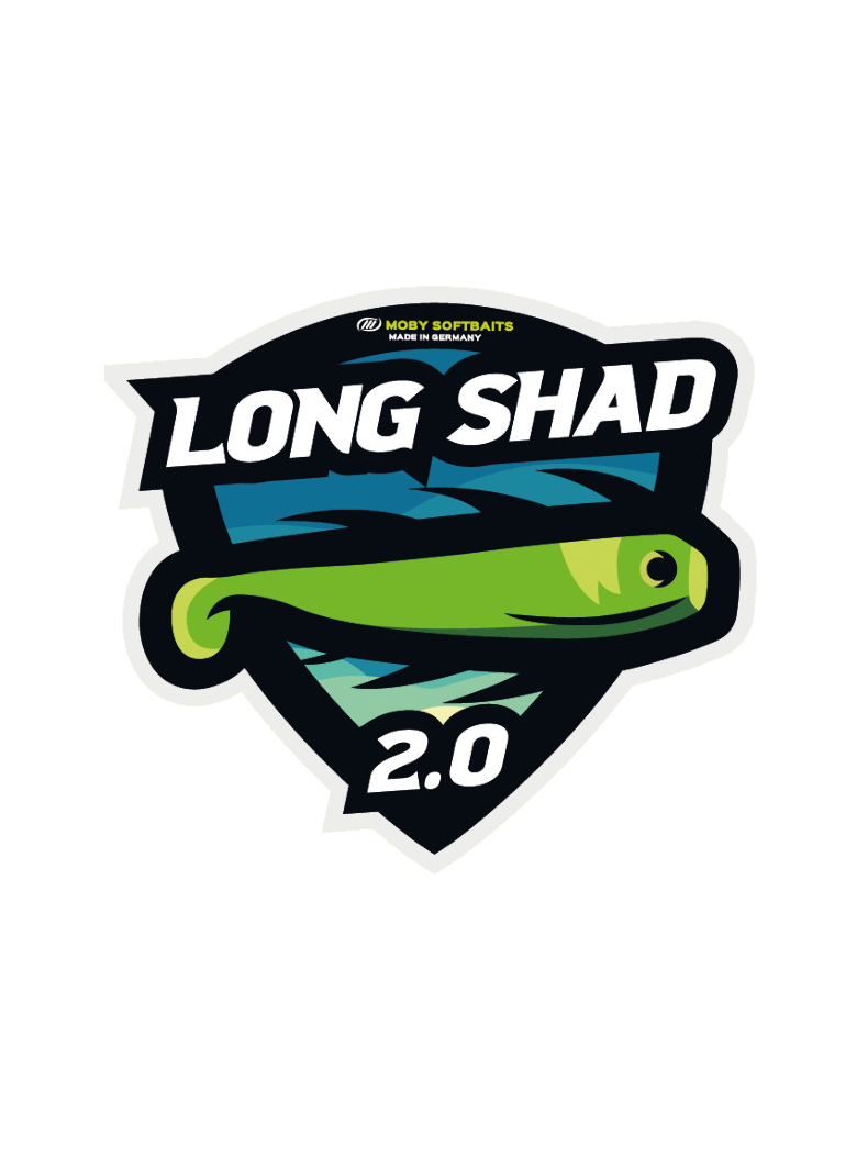 Твистер IRON CLAW Moby Softbaits LONG SHAD 2.0 UV Non Toxic / 11.5cm / Motoroil Orange, изображение 2