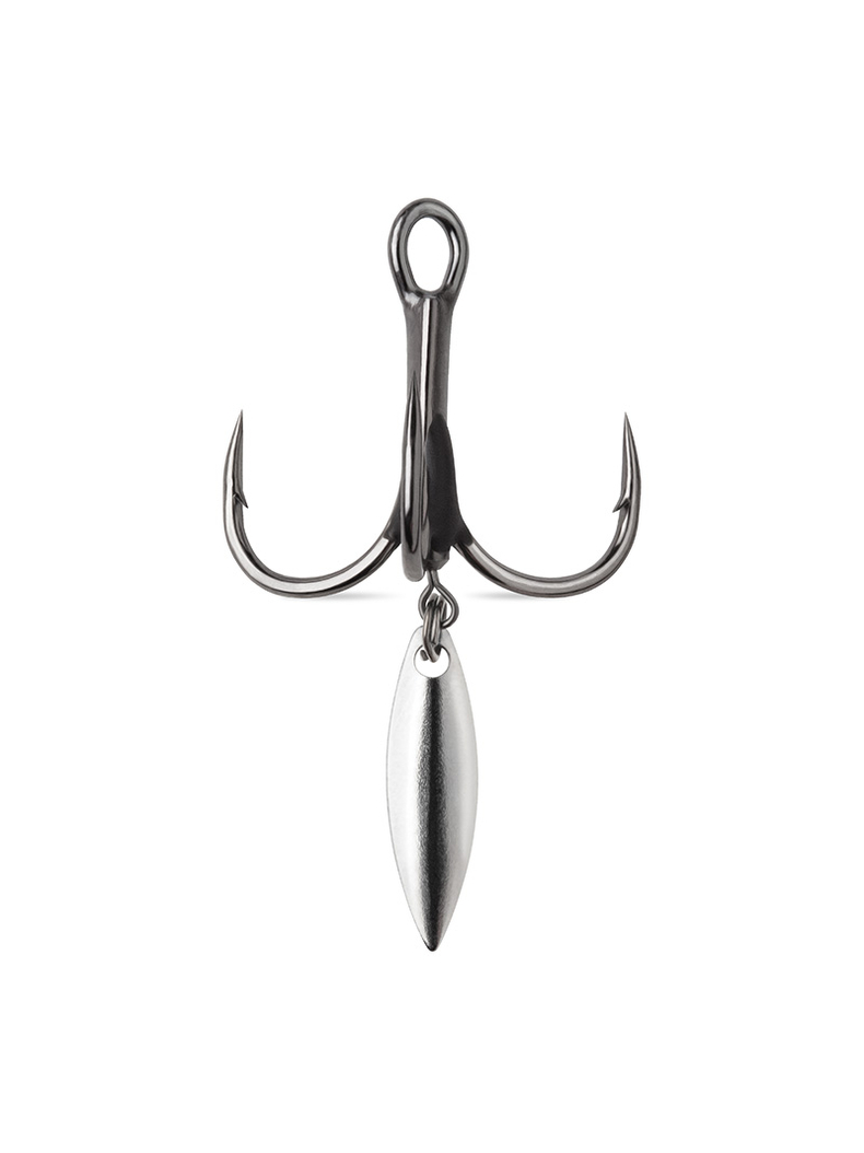 Крючок тройной с лепестком VMC 7548BD BN (черн. никель) №02 (2шт) Крючок тройной с лепестком VMC 7548BD BN (черн. никель) №02 (2шт)