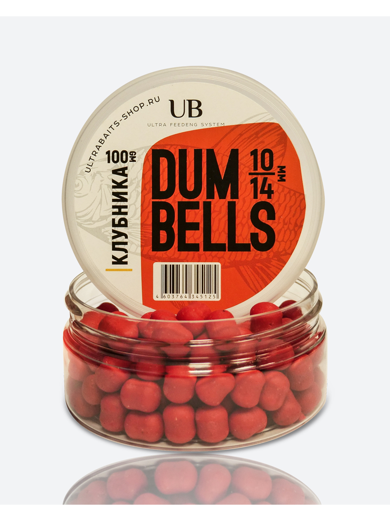Дамбелсы насадочные тонущие ULTRABAITS CLASSIC Dumbells Strawberry (Клубника) Дамбелсы насадочные тонущие ULTRABAITS CLASSIC Dumbells Strawberry (Клубника)
