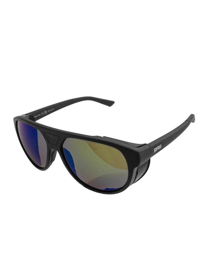 Очки RAPALA Precision Soca Matte Black Amber Green Mirror, изображение 4