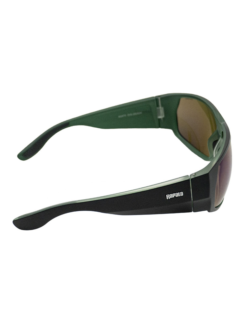 Очки RAPALA Precision Agatti Matte Emerald Green Black Amber Green Mirror, изображение 3