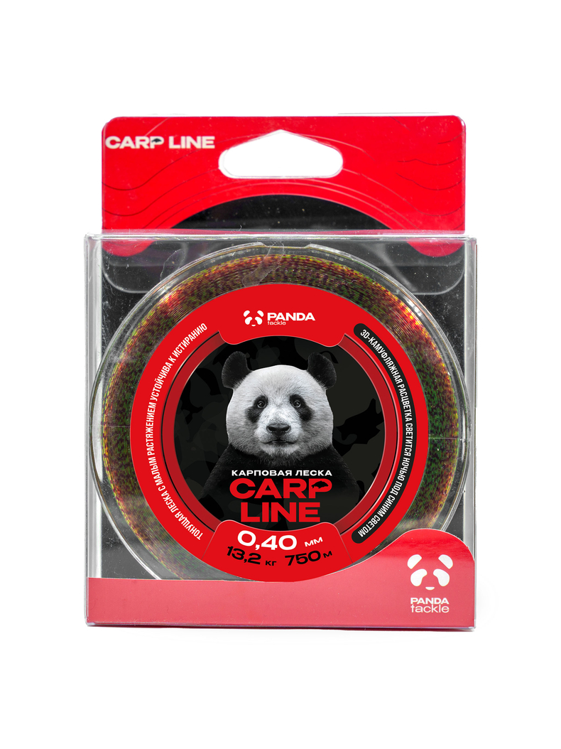 Леска карповая PANDA Tackle Carp Line 3D Camo, Диаметр лески: 0.40 мм, изображение 2