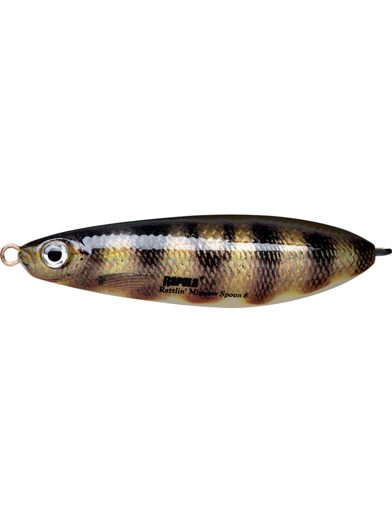 Незацепляйка RAPALA Rattlin' Minnow Spoon 08 /PEL