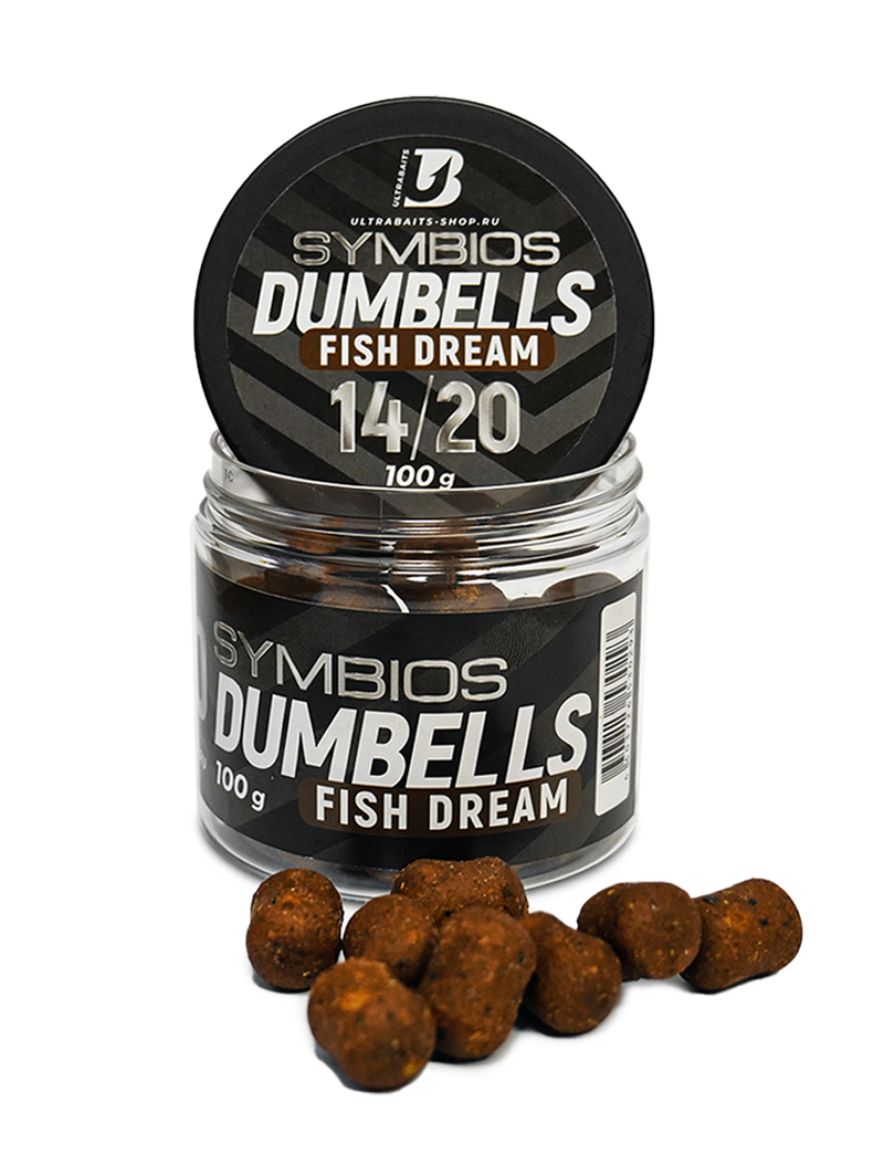 Дамбелсы насадочные тонущие ULTRABAITS SYMBIOS Dumbells FISH DREAM (Рыба)