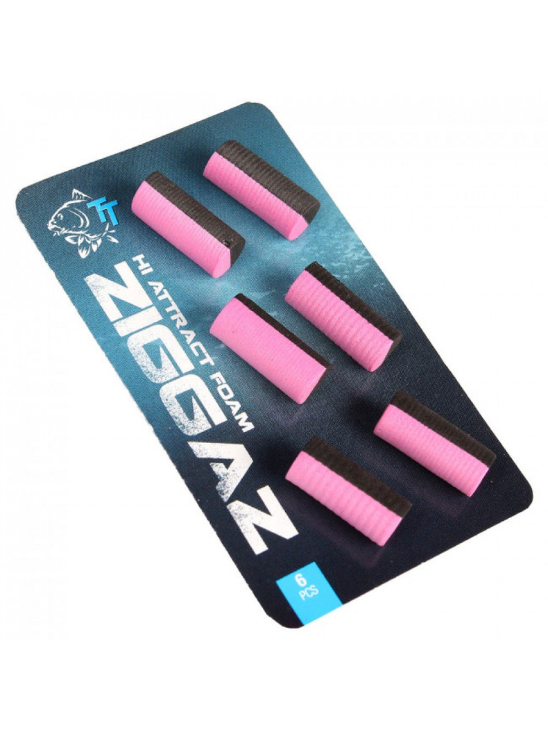 Пенка для Zig Rig NASH Ziggaz Hi Attract Foams Black/Pink Пенка для Zig Rig NASH Ziggaz Hi Attract Foams Black/Pink