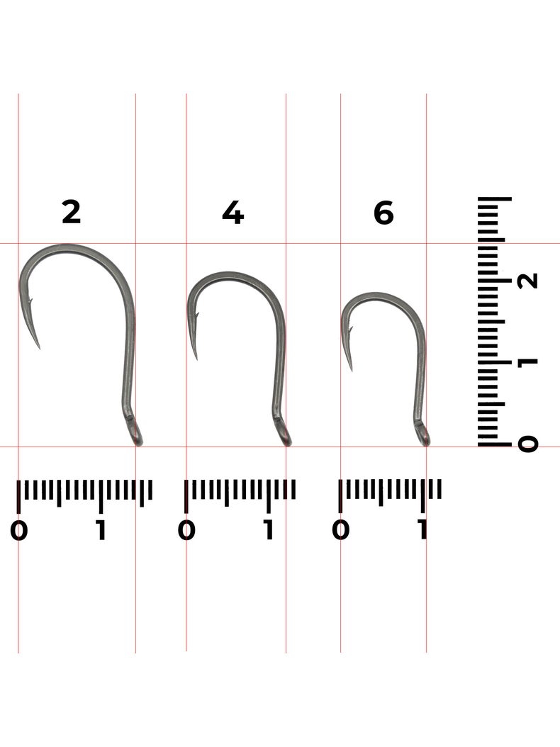 Крючки карповые PANDA Tackle CHOD, Размер крючка: № 4, изображение 2
