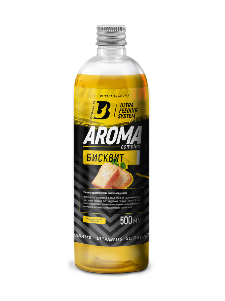 Арома комплекс ULTRABAITS Biscuit (Бисквит) 500мл Арома комплекс ULTRABAITS Biscuit (Бисквит) 500мл