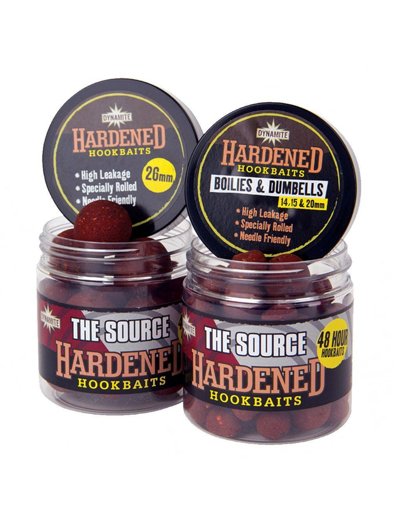Насадочные тонущие бойлы Dynamite Baits Source Hardened Hookbaits, Диаметр: 15 & 20 мм