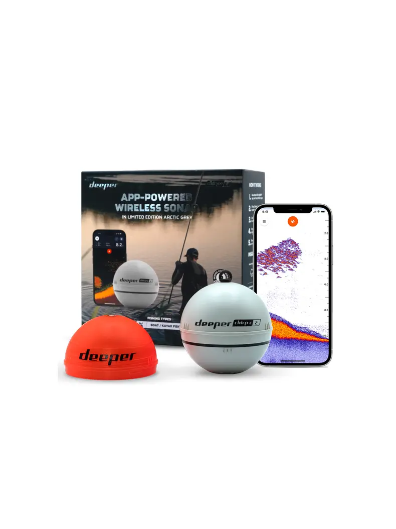 Беспроводной эхолот Deeper Smart Sonar Chirp+ 2.0 Limited Edition Arctic Grey