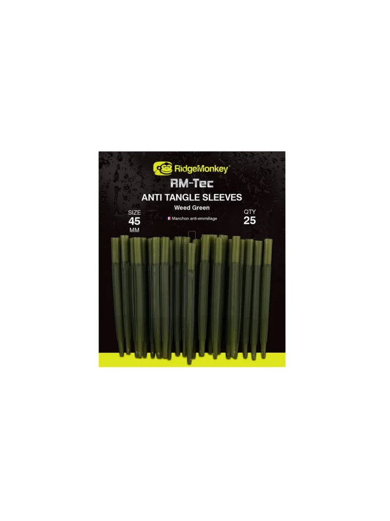 Конусы силиконовые Ridge Monkey Anti Tangle Sleeves, Размер: Long, Цвет: Weed Green