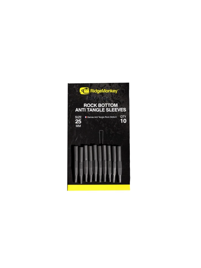 Противозакручиватели Ridge Monkey Rock Bottom Anti Tangle Sleeves, Длина: Short