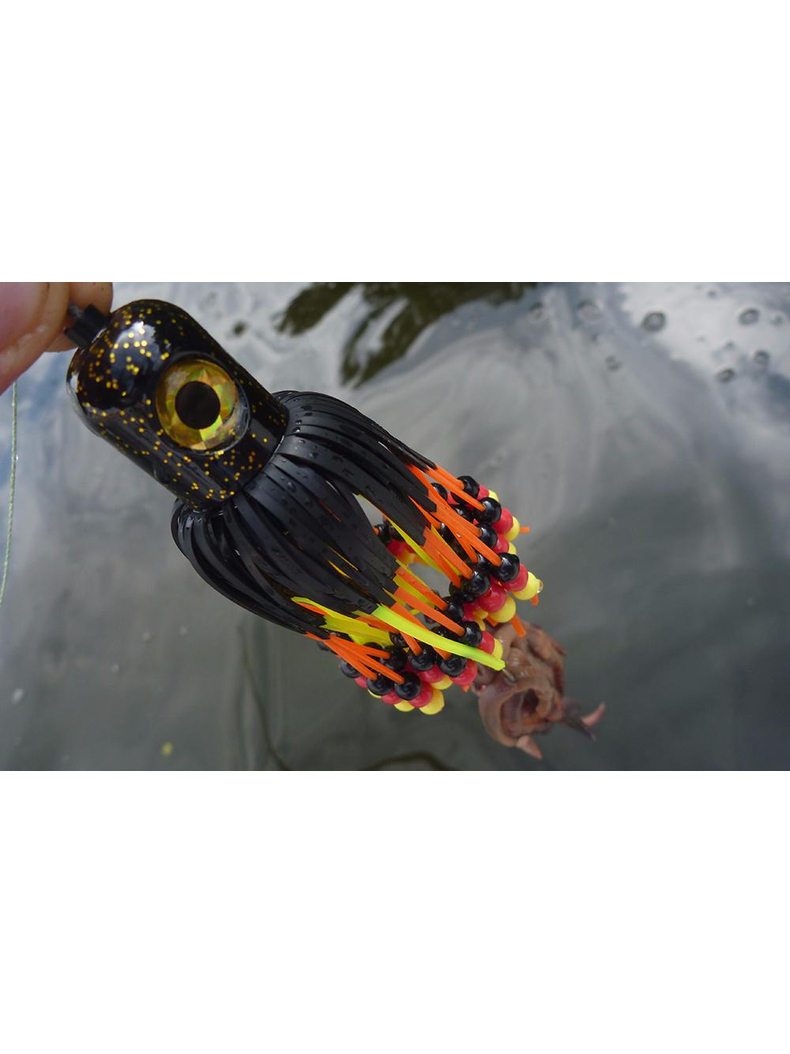 Блесна вертикальная CLONK TEASER THE ORIGINAL Treble Hook №3/0 - 150g - BLACK, изображение 4