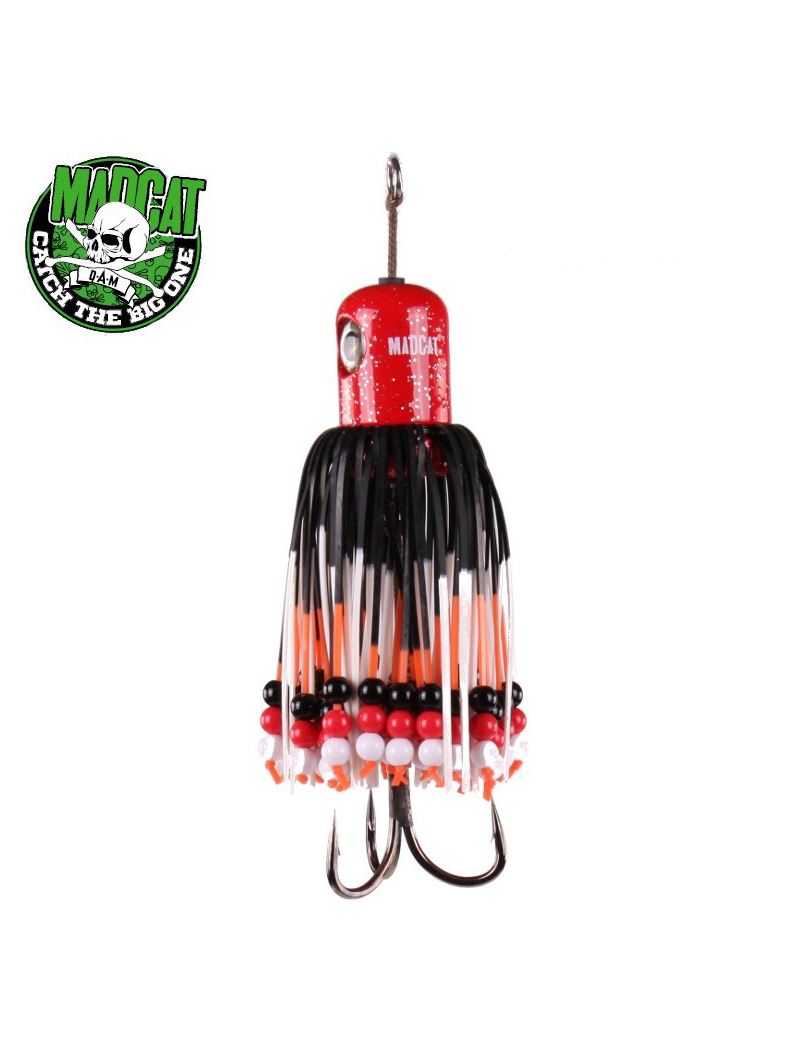 Блесна вертикальная MADCAT® CLONK TEASER THE ORIGINAL Treble Hook №3/0 - 150g - RED