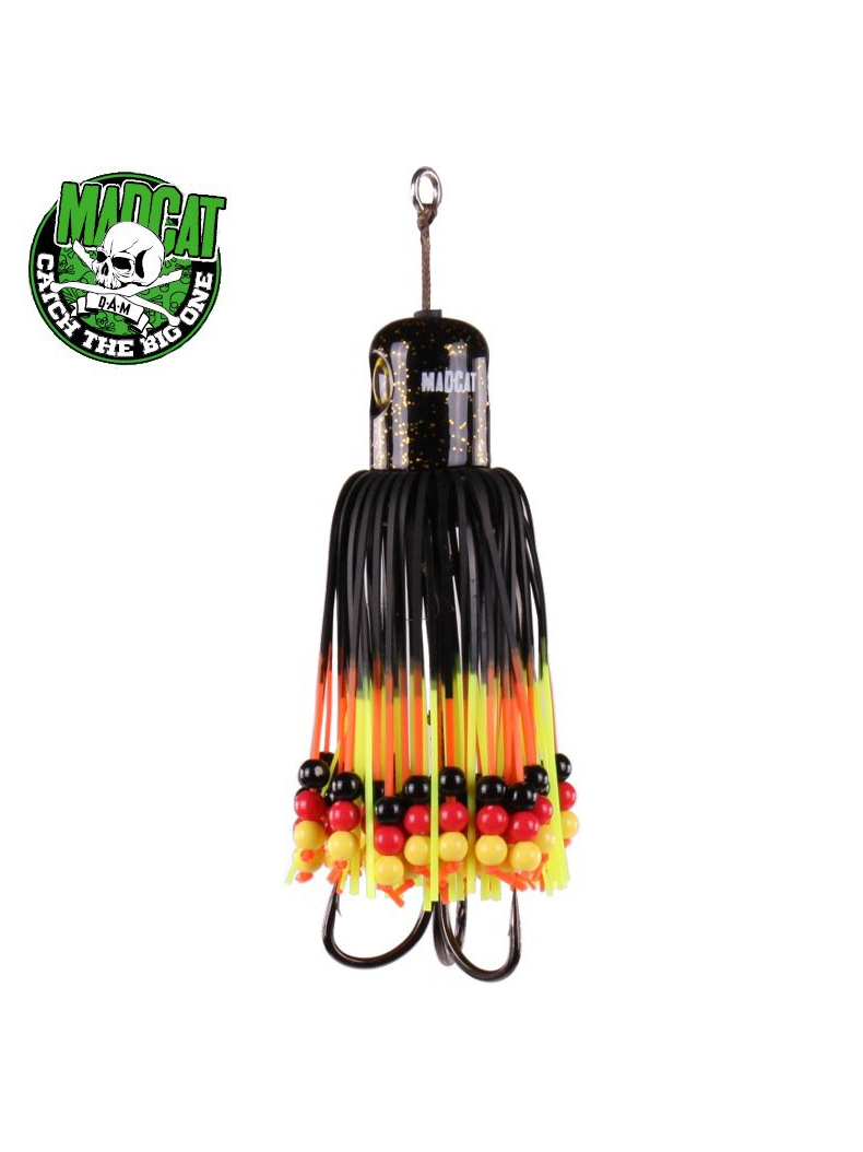 Блесна вертикальная CLONK TEASER THE ORIGINAL Treble Hook №3/0 - 150g - BLACK