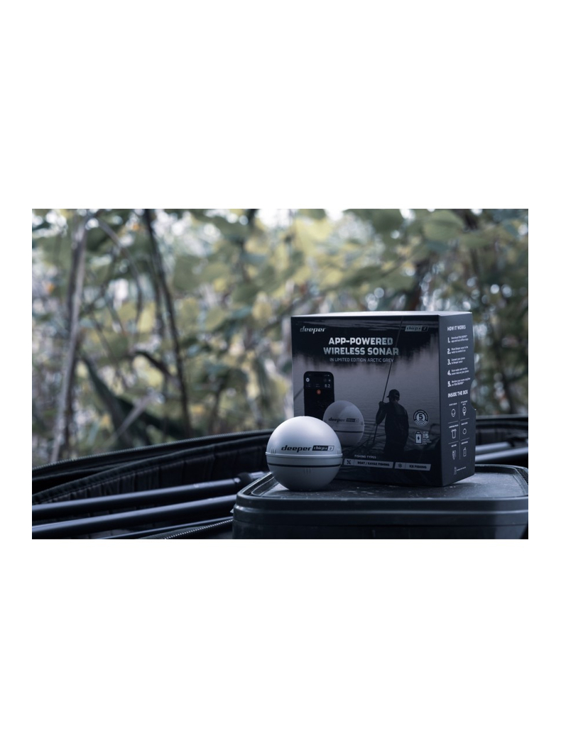 Беспроводной эхолот Deeper Smart Sonar Chirp+ 2.0 Limited Edition Arctic Grey, изображение 2