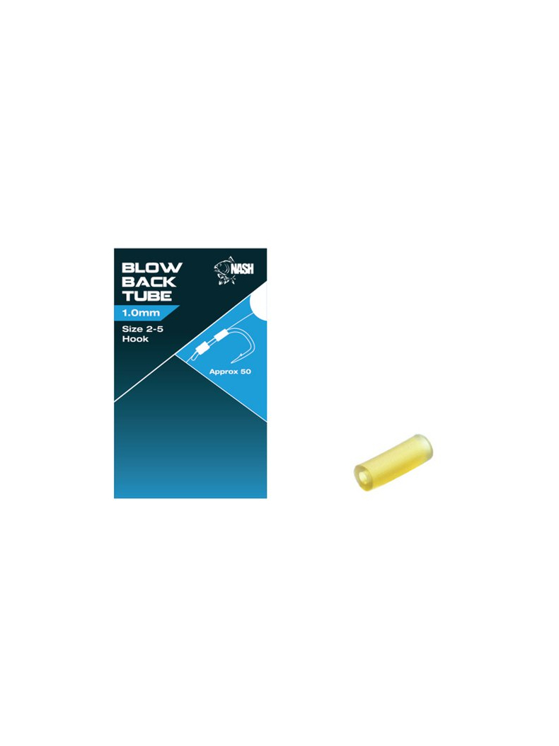 Силиконовые трубки Nash Blow Back Tube бесцветные, Диаметр: 1 мм