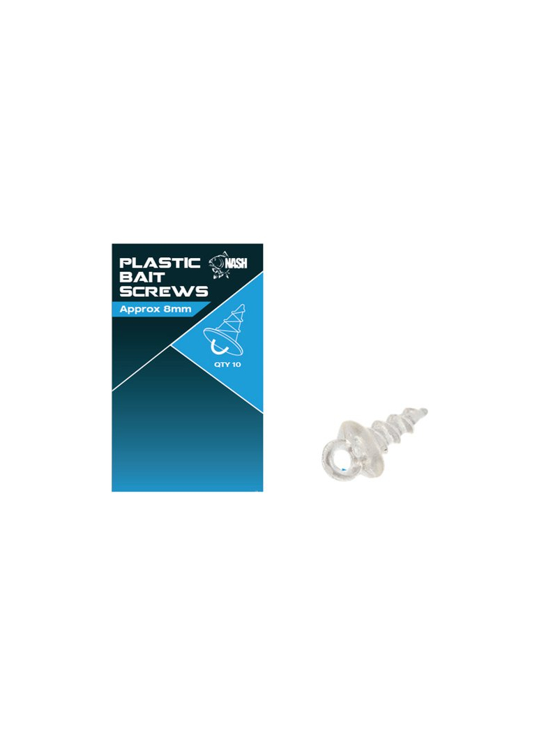 Крепления для насадок с вертлюгом NASH Plastic Bait Screws Крепления для насадок с вертлюгом NASH Plastic Bait Screws