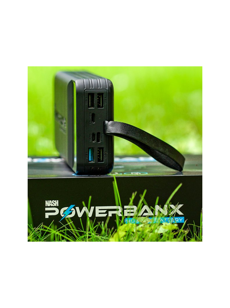Аккумулятор внешний портативный NASH Powerbanx Hub 30K Battery, изображение 9