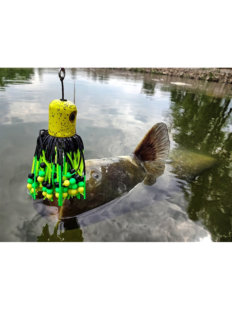 Блесна вертикальная MADCAT® CLONK TEASER THE ORIGINAL Treble Hook №3/0 - 150g - YELLOW, изображение 2