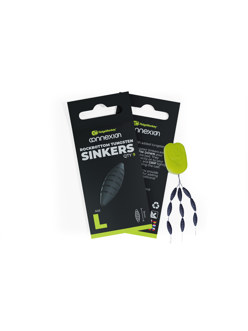 Утяжелители вольфрамовые Ridge Monkey Connexion Rock Bottom Sinkers, Размер: Large