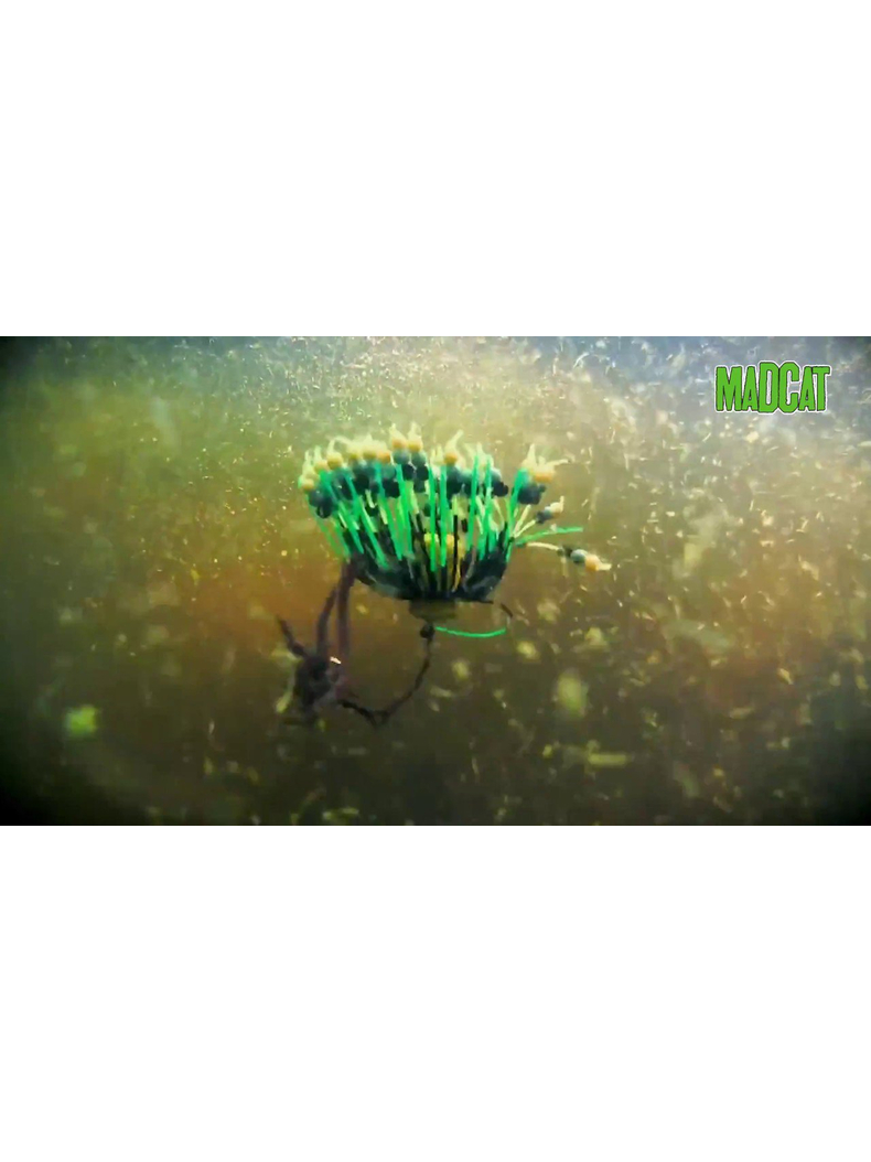 Блесна вертикальная CLONK TEASER THE ORIGINAL Treble Hook №2/0 - 100g - BLACK, изображение 5