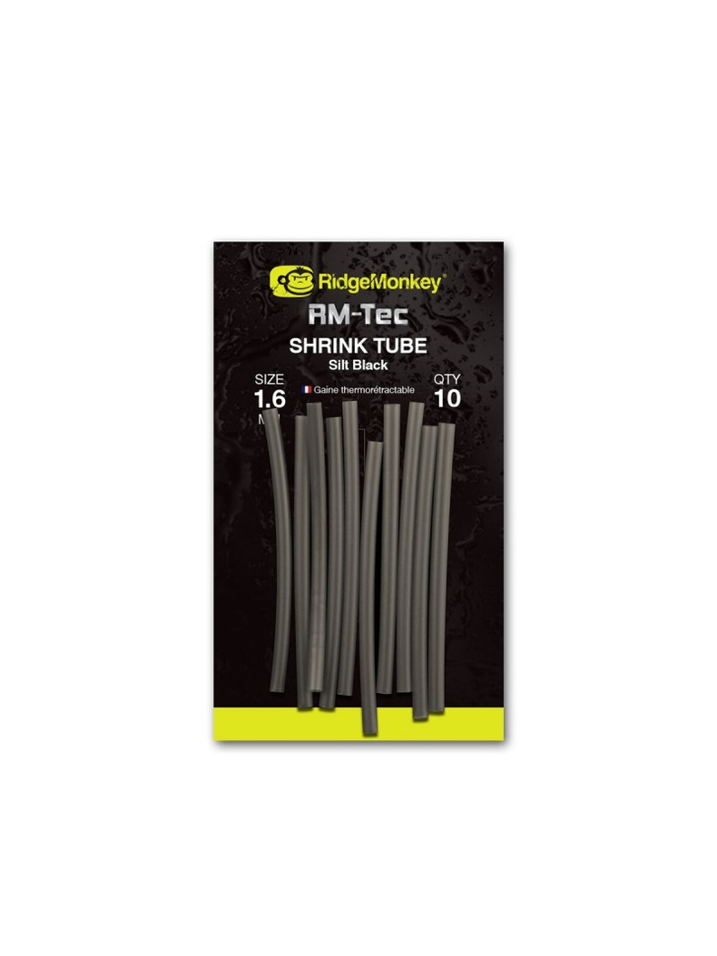 Термоусадочная трубка Ridge Monkey Connexion Shrink Tube, Диаметр: 1.6 мм, Цвет: Silt Black