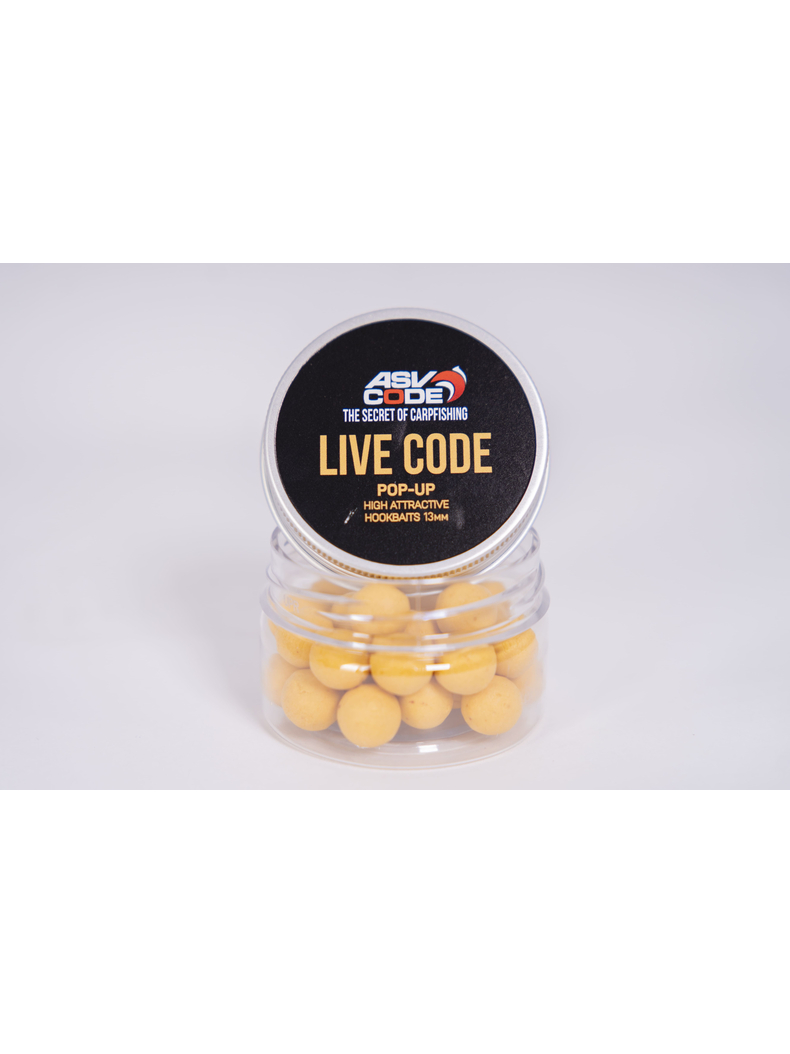 Плавающие бойлы ASV CODE Pop-Up Live Code (Лайвкод), Диаметр: 13 мм, изображение 2