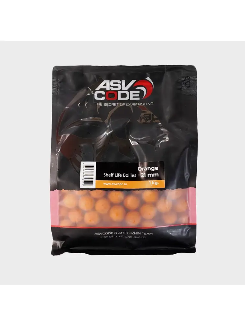 Бойлы вареные ASV CODE Orange (Мандарин) 1кг, Диаметр: 15 мм Бойлы вареные ASV CODE Orange (Мандарин) 1кг, Диаметр: 15 мм